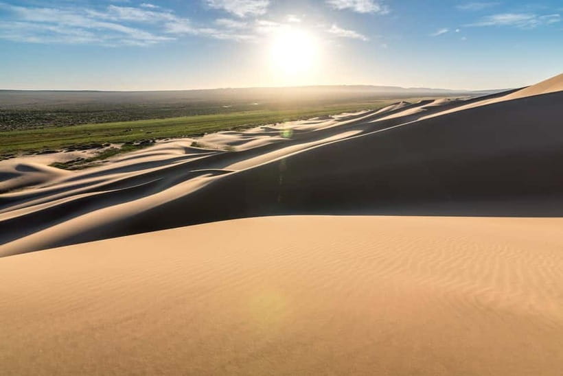 Bus tour to visit Gobi 4 day - Day three: Khongor Sand Dunes and a camel ride