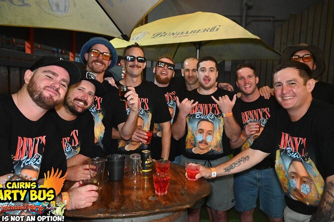 Cairns Party Bus Pub Crawl Night Out Experience - What the five included drinks add to the price