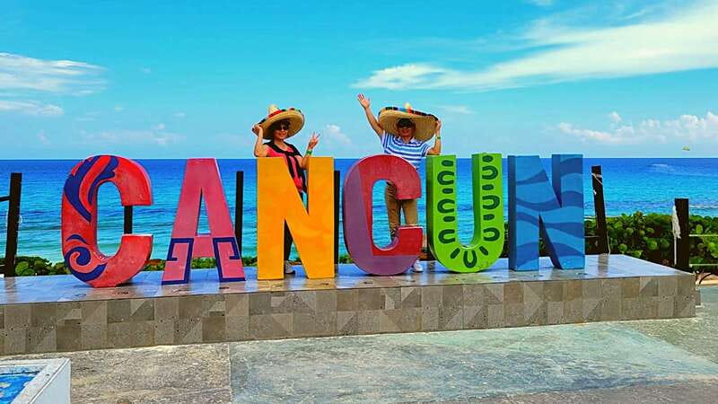 Cancun: Guided City Tour with Shopping by Double Decker Bus - El Meco puts a little history before the shopping