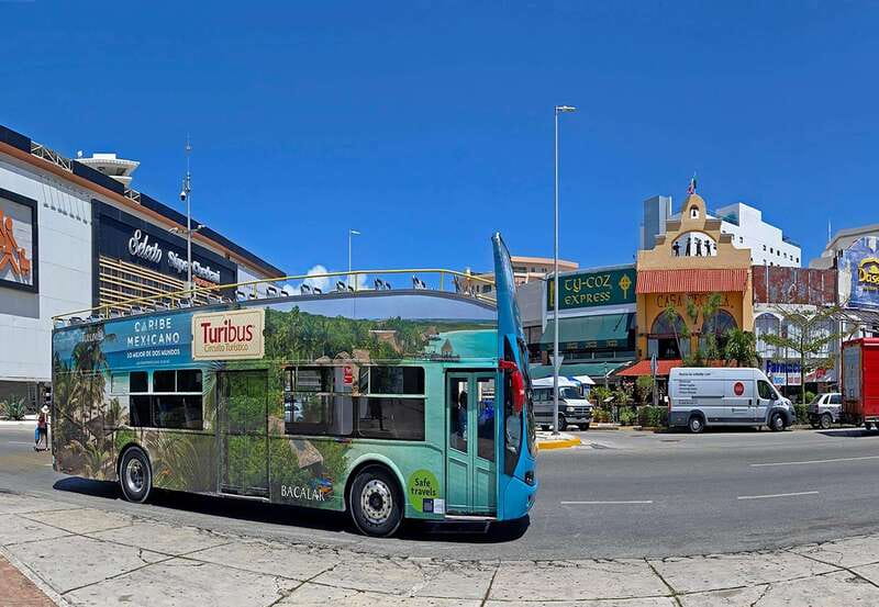 Cancun: Hop-On-Hop-Off Sightseeing Bus Tour - The Hotel Zone route and its major stops