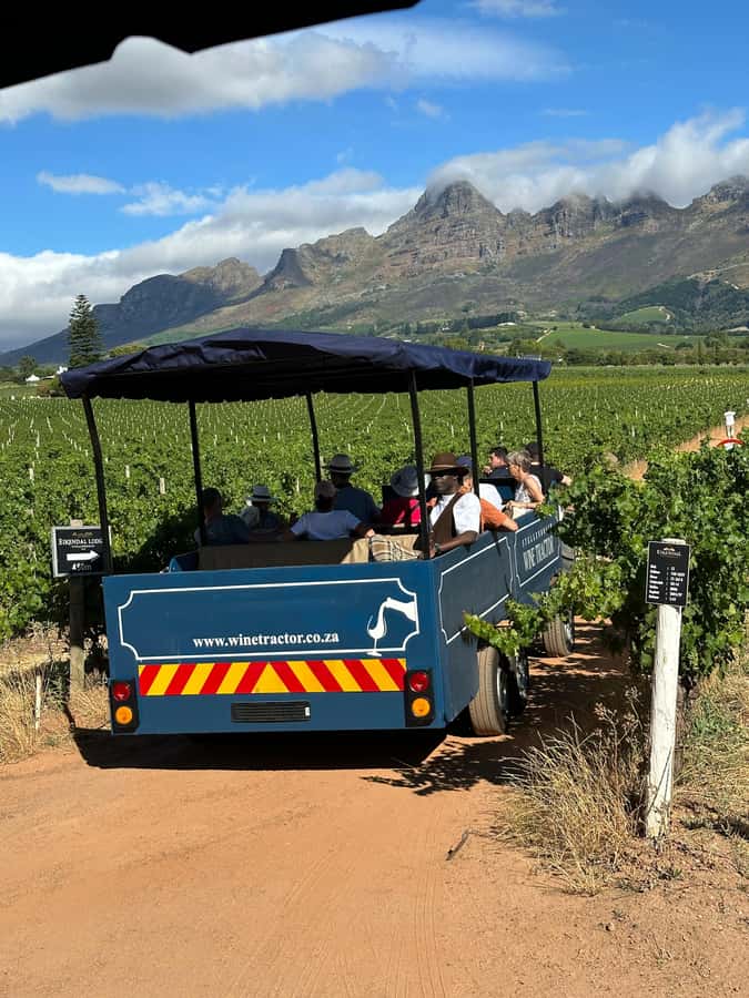 Cape Town: Stellenbosch Hop-On Hop-Off Tractor Transfer - What you pay for, and what you do not