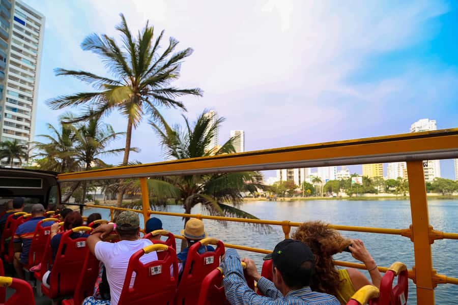 Cartagena: City Sightseeing Hop-On Hop-Off Bus Tour & Extras - Stop 1: Torre del Reloj and the walled city