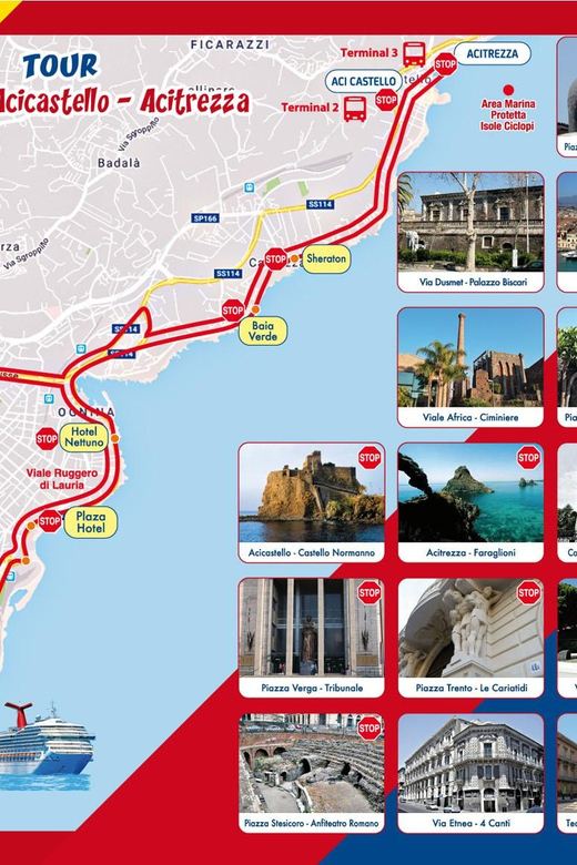 Catania: Hop-On Hop-Off Bus to Acicastello and Acitrezza - Along the Riviera dei Ciclopi