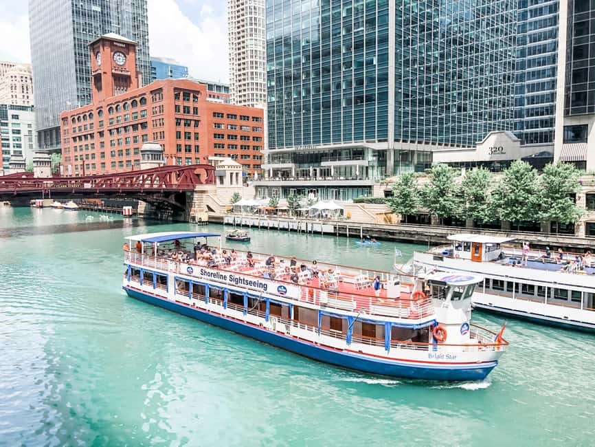 Chicago: Architecture River Tour and Hop-on Hop-off Bus Tour - Activation and meeting points in plain English