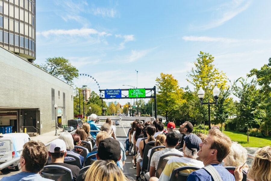 Chicago: Hop-on Hop-off Sightseeing Tour by Open-top Bus - Navy Pier and Chicago’s lakefront views