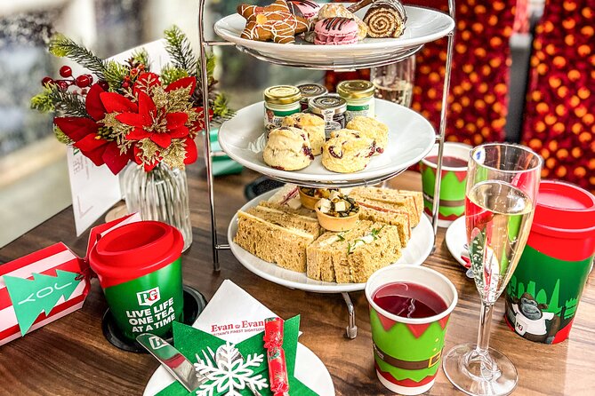Christmas Lights Afternoon Tea Bus Tour - Harrods and Knightsbridge glow