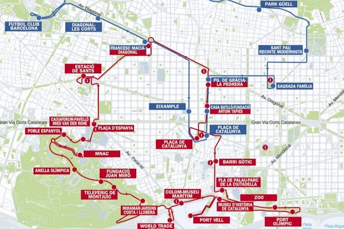 City Sightseeing Barcelona Hop-On Hop-Off Bus Tour: 24 or 48-Hour - Audio commentary, Wi-Fi, and comfort on board