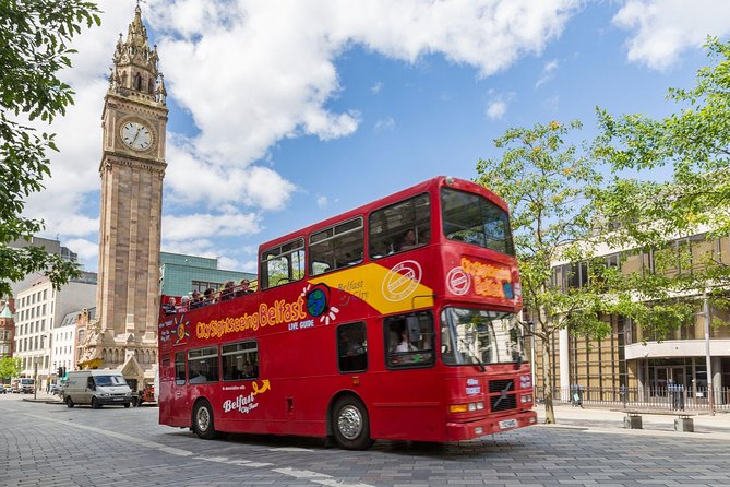 City Sightseeing Belfast Hop-On Hop-Off Bus Tour - City Hall to St George’s Market: the central Belfast start