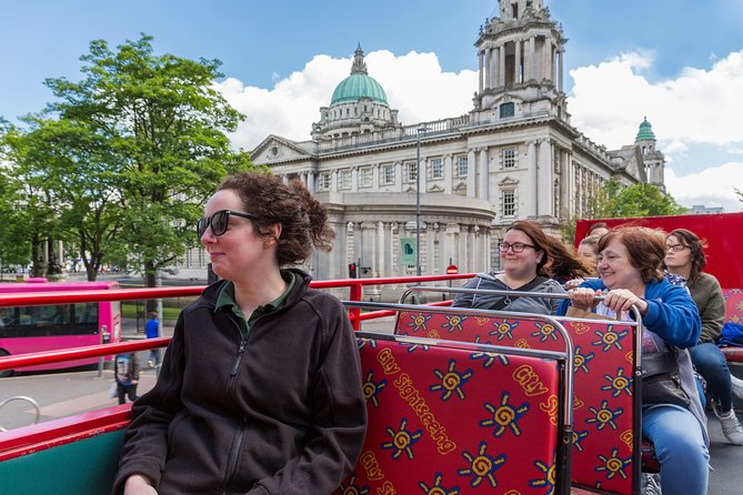 City Sightseeing Belfast Hop-On Hop-Off Bus Tour - Commentary, seats, and the weather