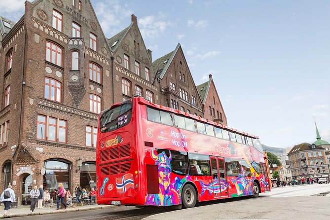 City Sightseeing Bergen Hop-On Hop-Off Bus Tour - The National Stage, Festplassen, and Sandviken