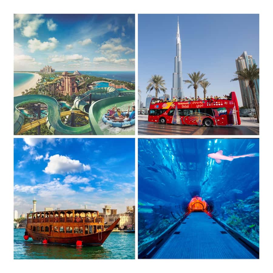 City Sightseeing Dubai HOHO Bus Tour, Aquaventure & More - Red Route: creekside Dubai and the old trading quarter