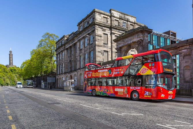 City Sightseeing Edinburgh Hop-On Hop-Off Bus Tour + Kids Go Free - Open-top views and Scottish weather