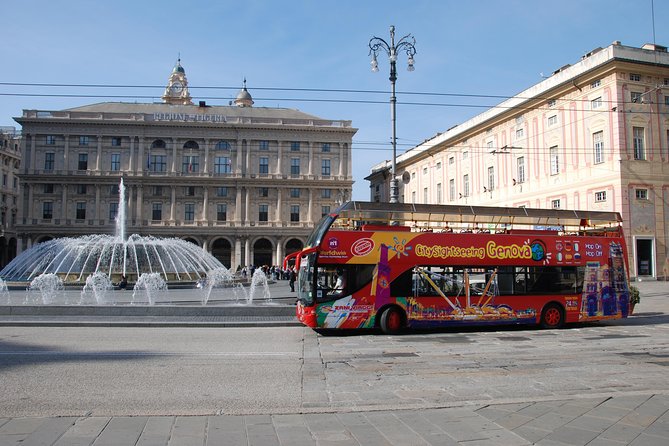 City Sightseeing Genoa Hop-On Hop-Off Bus Tour - The historical route: palaces, squares, and city transport