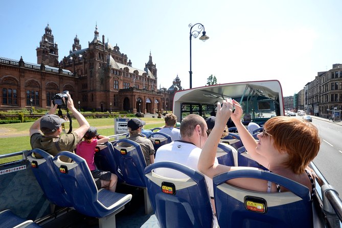 City Sightseeing Glasgow Hop-On Hop-Off Bus Tour - Live guides, audio commentary, and the best seat
