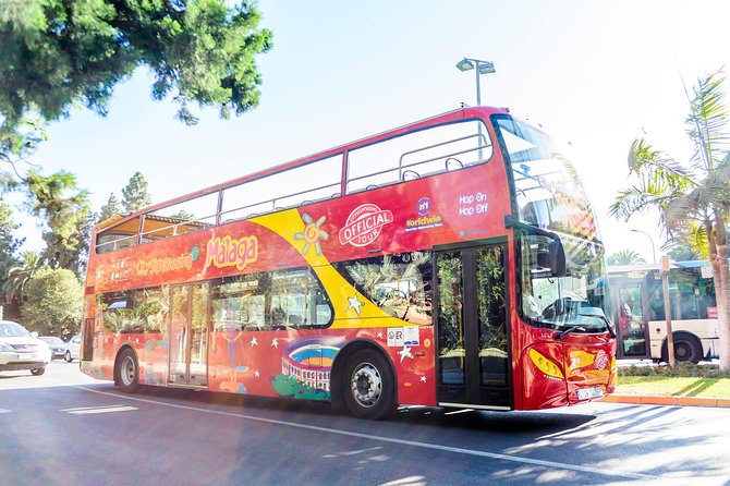 City Sightseeing Malaga Hop-On Hop-Off Bus Tour - Stops 5 to 9: the park, Pompidou, lighthouse, beach, and bull ring