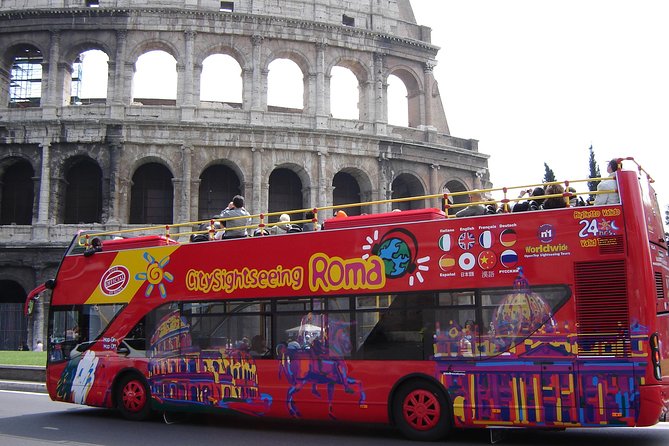 City Sightseeing Rome Hop-On Hop-Off Bus Tour - Audio commentary, Wi-Fi, and the open-top seating