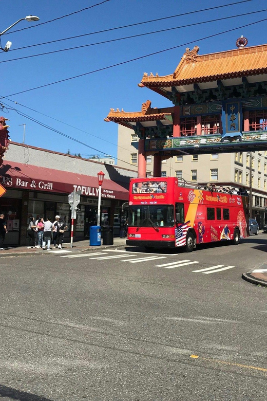 City Sightseeing Seattle: HOHO Bus Tour + Locks Cruise - Amazon Spheres offer a modern contrast