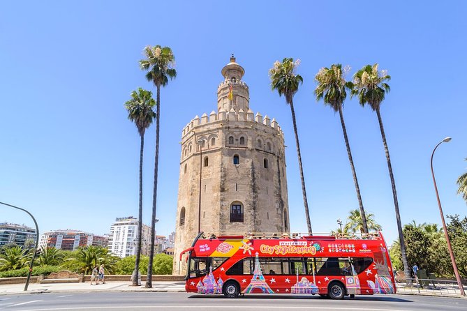 City Sightseeing Seville Hop-On Hop-Off Bus Tour - Plaza de España and Maria Luisa Park