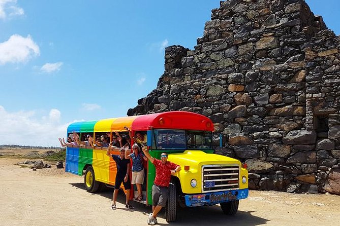 Colorful Beach Bus Sightseeing Tour of Aruba - Key points to know before booking