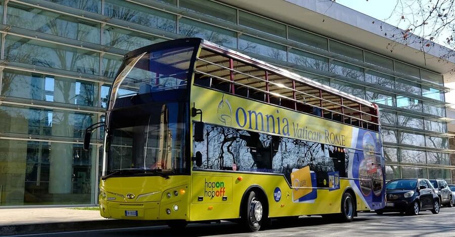 Combo Ticket Rome: Vatican & Rome Hop-On Hop-Off Bus - Rome’s major sights from the upper deck
