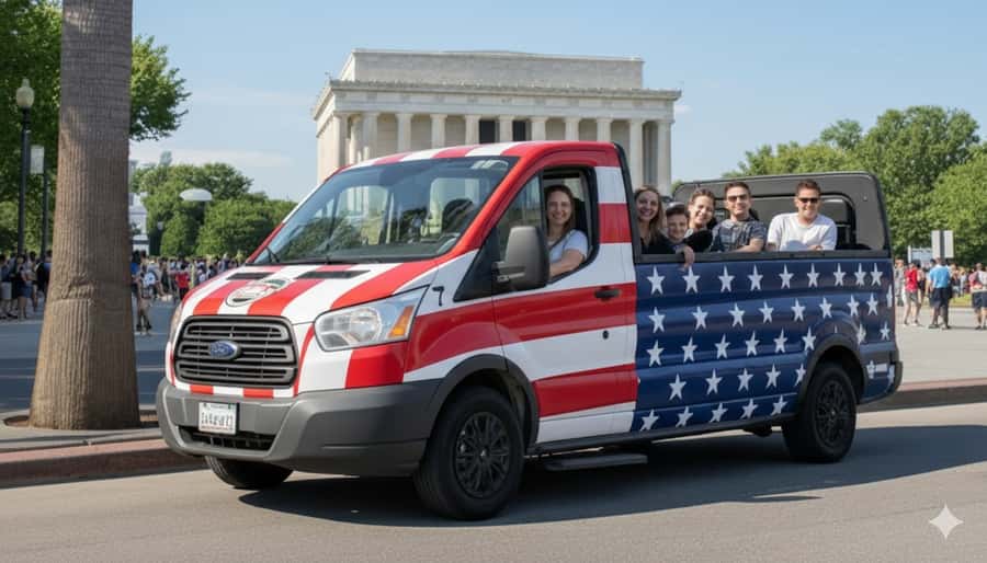 D.C: Monuments & History Guided Open-Air Bus Tour-Day &Night - Starting At Capitol Hill