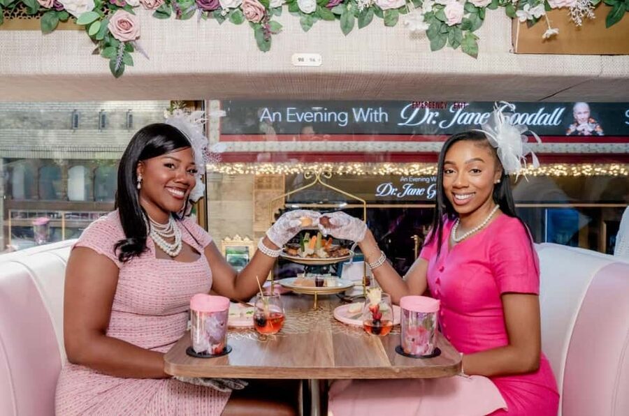 Dallas: Tea Around Town Bus Tour with Treats - What the tea service feels like onboard