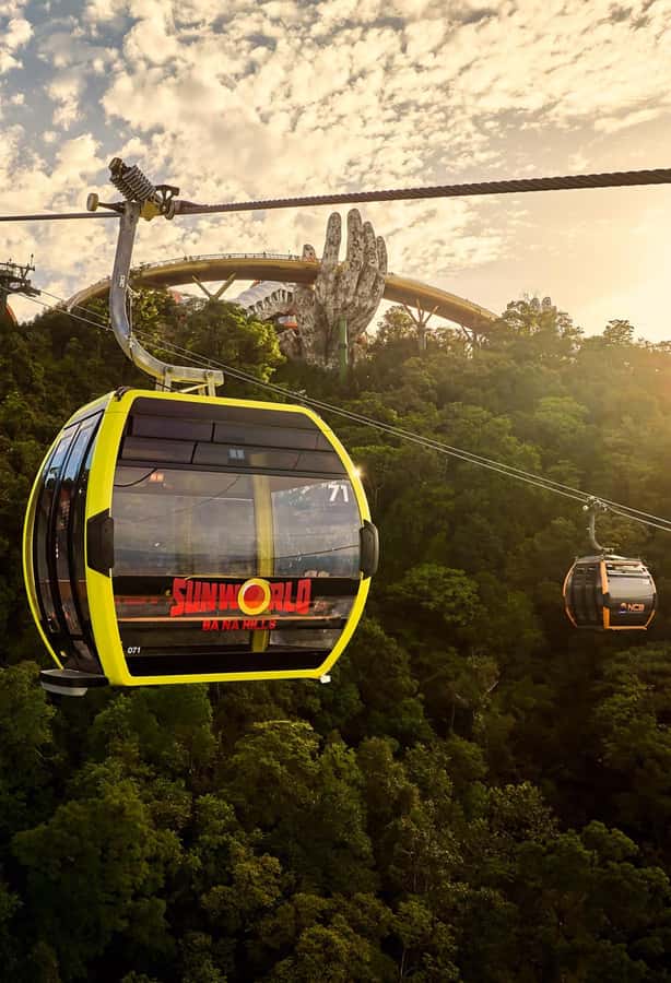 Danang: Golden Bridge by Private Car or Bus w hotel pickup - The Cable Car Is the Gateway to Golden Bridge