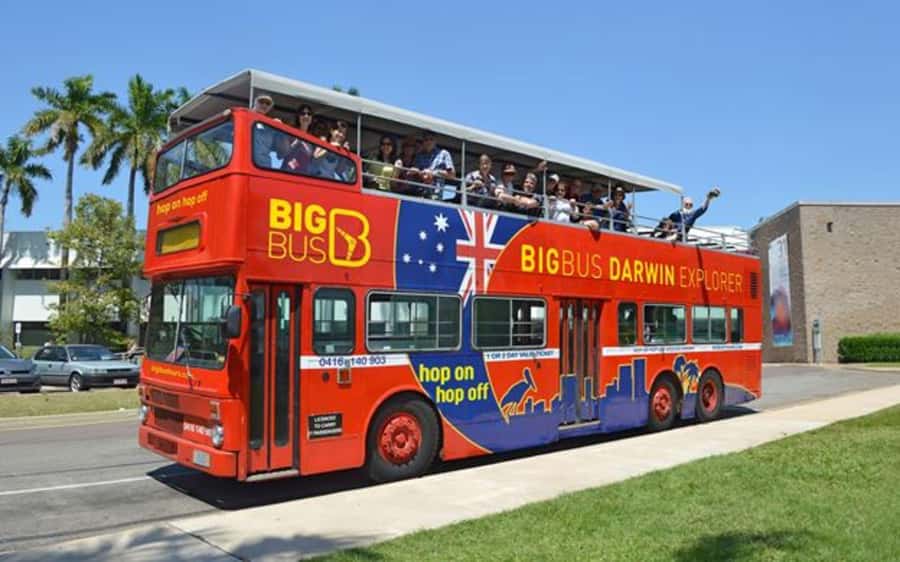Darwin: Hop-On Hop-Off Bus, Crocosaurus Cove and RFDS Entry - Check the operating days before you count on the bus