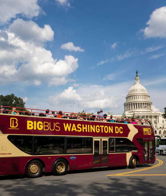 DC: Open-top Monuments and Memorials Sightseeing Night Tour - Georgetown and extra city views