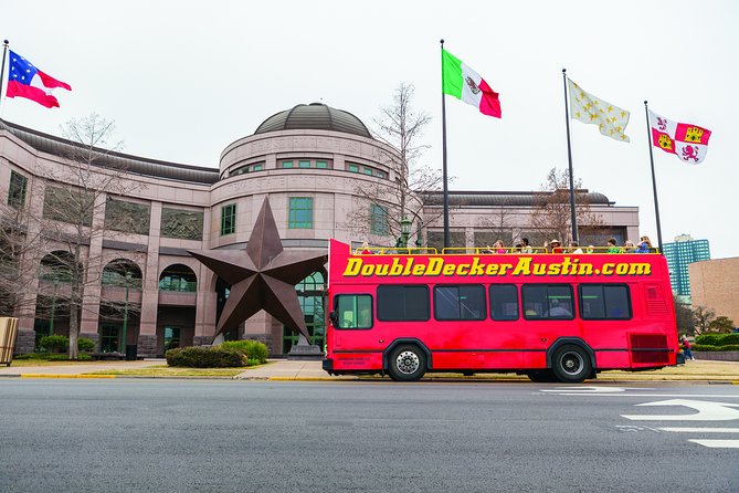 Double Decker Austin Single Loop Sightseeing Tour - Upper deck views, lower deck comfort