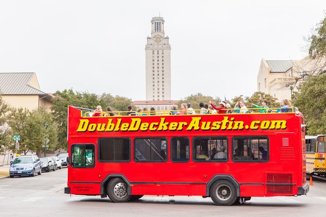 Double Decker Austin Single Loop Sightseeing Tour - The LBJ Library and Texas political memory