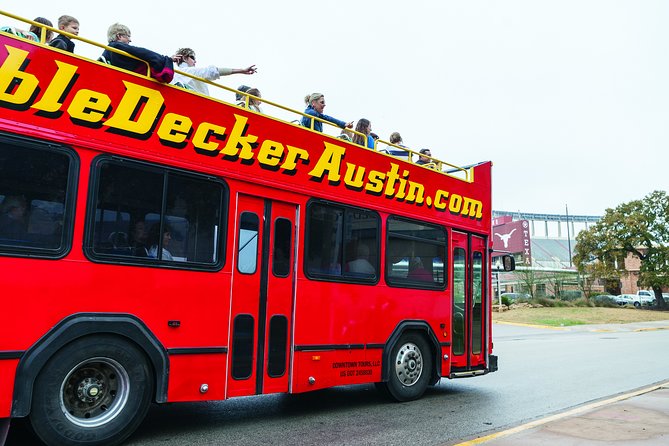 Double Decker Austin Single Loop Sightseeing Tour - The Texas Capitol and the Governor’s Mansion