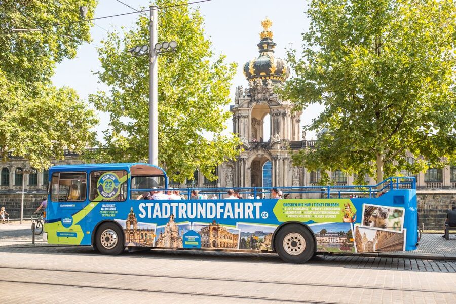 Dresden: 1-Day Hop-On-Hop-Off Bus Tour - What you see near Albertinum and the old market