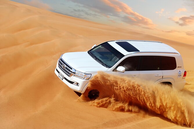 Dubai Big Bus Hop On, Hop Off Tour and Desert Safari - Media City, Palm Jumeirah, and Atlantis