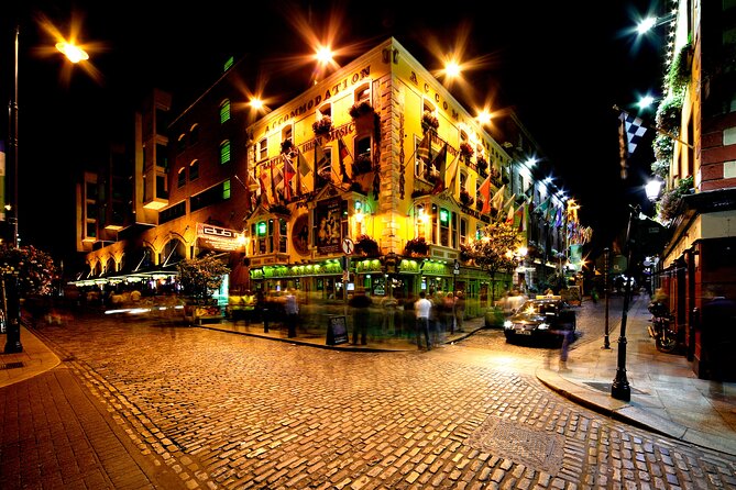 Dublin Live Guided Panoramic Open-Top Night Bus Tour - St Stephen’s Green and the Molly Malone stop