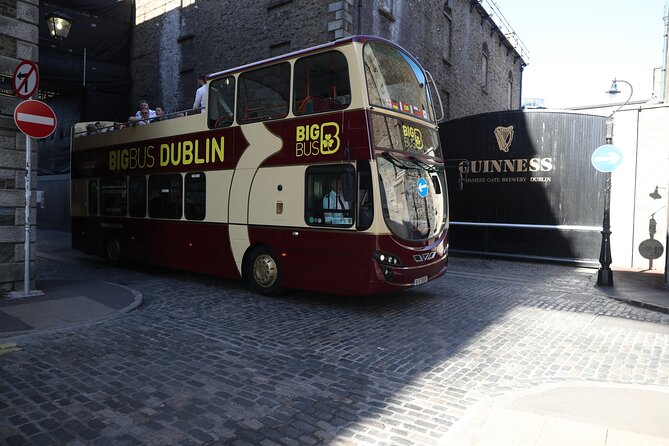 Dublin Shore Excursion, Live Guided Open-top, Hop-on Hop-off Sightseeing Tour - Guinness Storehouse and the west side of Dublin