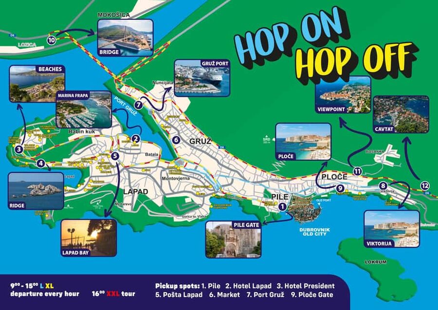 Dubrovnik: City Hop On Hop Off Bus with 3 Tour Options - The bridge and Srđ viewpoint are the real highlights