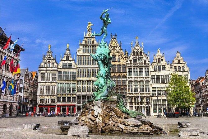 Excursion to Antwerp and Ghent by bus from Brussels with stop at the Atomium - Ghent’s medieval center on foot
