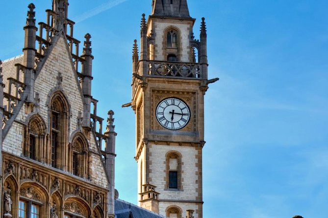 Excursion to Bruges and Ghent by bus from Brussels - Ghent begins with towers and a famous altarpiece