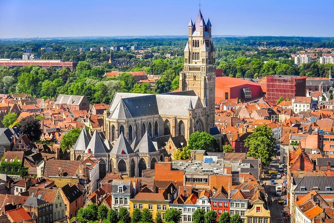 Excursion to Bruges and Ghent by bus from Brussels - Arriving in Bruges by way of Minnewater Lake