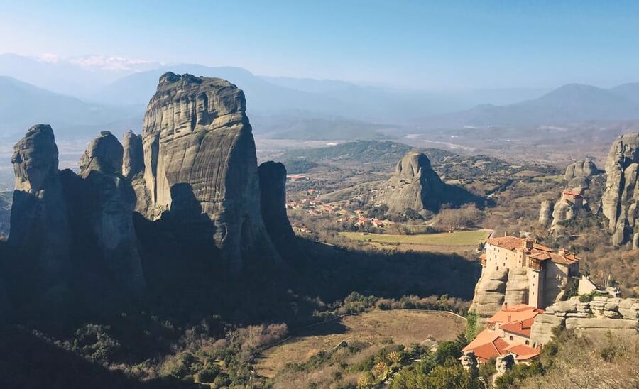 From Athens: Meteora Full-Day Trip with Guide on Luxury Bus - Entering three monasteries