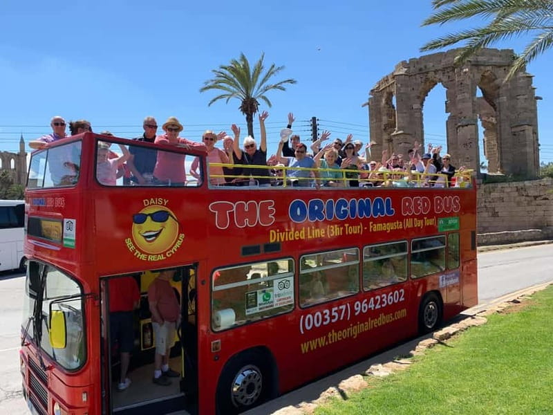 From Aya Napa/Protaras: Varosha Ghost Town Tour on a Red Bus - The 1.5-hour journey to Varosha