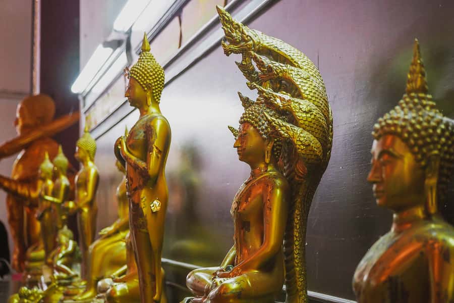 From Bangkok: Ayutthaya Day Tour by Bus with River Cruise - Wat Lokayasutharam and the 42-meter Buddha
