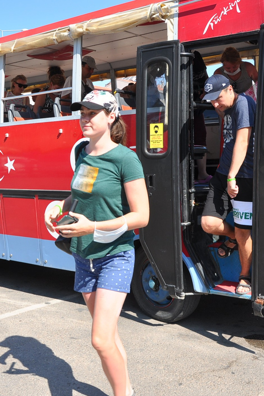 From City of Side: Cabrio Bus Safari & Boat Tour with Lunch - Guides, Languages, and Group Flow