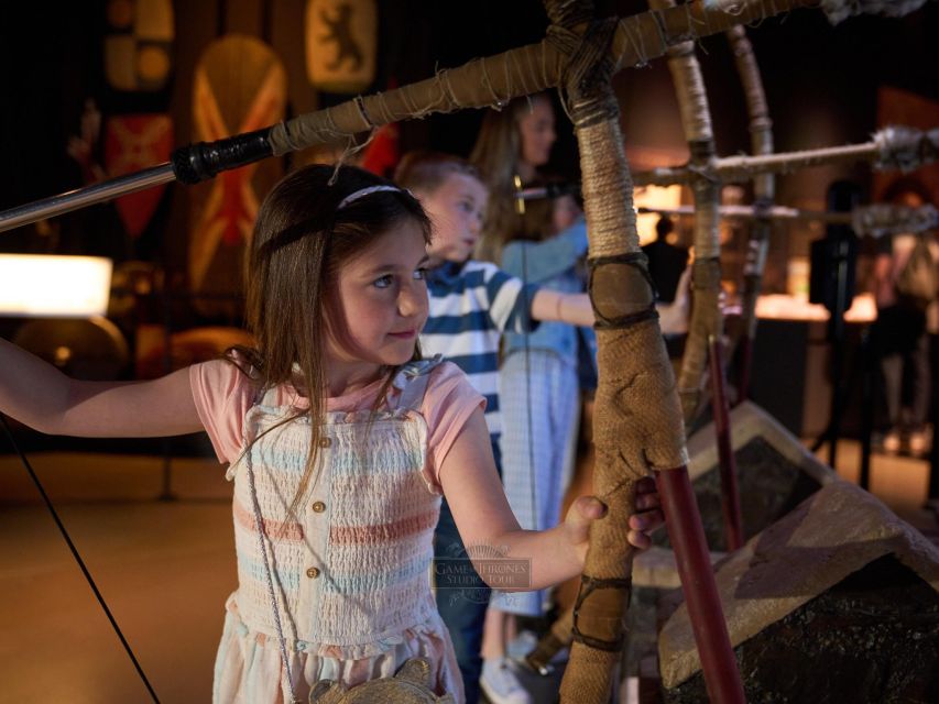 From Dublin: Game of Thrones Studio Tour with Coach Transfer - Interactive displays make the studio more than a museum