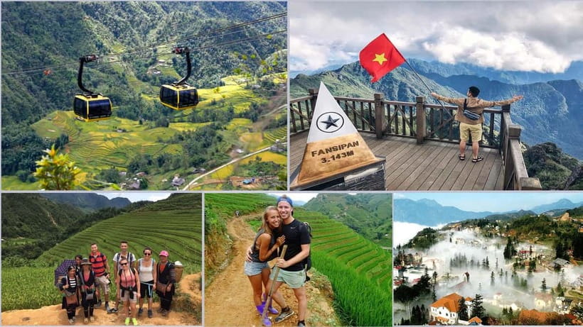 From Hanoi: 2-Day Sapa-Fansipan Peak & Trek & Ha Giang Bus - Lao Chai and Ta Van, with terraces underfoot