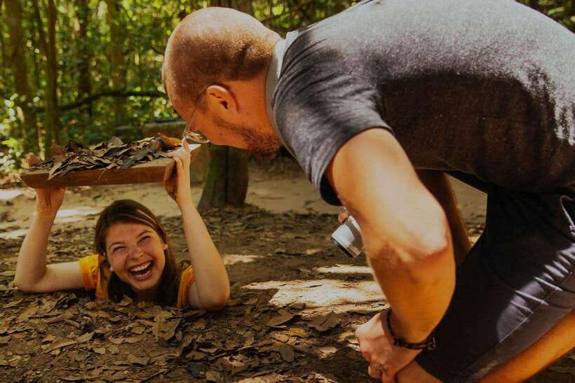From HCM: Cu Chi Tunnels with Saigon Icons by Hop-On Hop-Off - What the tunnel visit actually includes