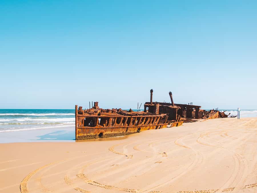 From Hervey Bay: K'gari, Fraser Island Two-Day Coach Tour - The Pinnacles and Indian Head add history and big views
