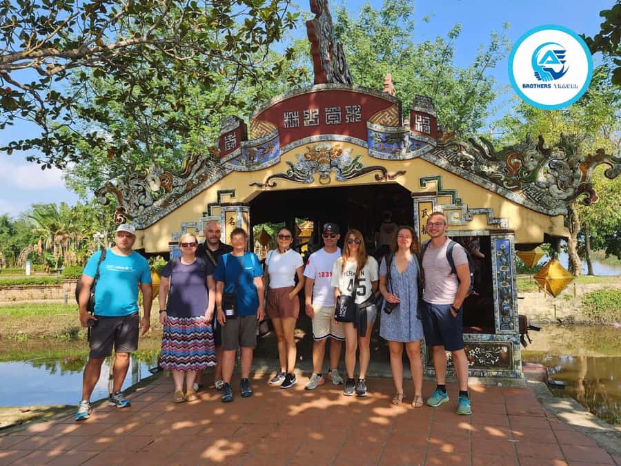 From Hue: Hoi An Guided Bus Tour with 4 Sightseeing Stops - Marble Mountains, caves and temples near Da Nang