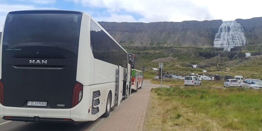 From Isafjordur: Dynjandi Waterfall Guided Day Trip by Bus - The one-hour drive from Isafjordur